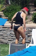 BRAUNWYN WINDHAM-BURKE on Vacations with JENNIFER SPINNER in Palm Springs 04/23/2024