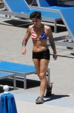 BRAUNWYN WINDHAM-BURKE on Vacations with JENNIFER SPINNER in Palm Springs 04/23/2024