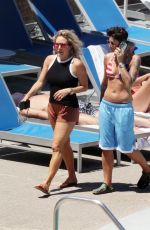 BRAUNWYN WINDHAM-BURKE on Vacations with JENNIFER SPINNER in Palm Springs 04/23/2024