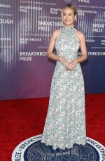 BRIE LARSON at 10th Breakthrough Prize Ceremony in Los Angeles 04/13/2024