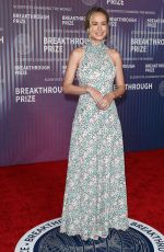 BRIE LARSON at 10th Breakthrough Prize Ceremony in Los Angeles 04/13/2024
