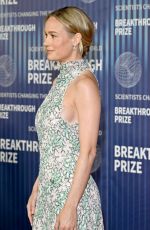 BRIE LARSON at 10th Breakthrough Prize Ceremony in Los Angeles 04/13/2024