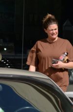 BRITTANY CATWRIGHT Leaves Sunset Tan in Studio City 04/04/2024