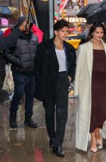 CAMILA MENDES Arrives at Good Morning America in New York 04/03/2024