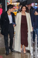 CAMILA MENDES Arrives at Good Morning America in New York 04/03/2024