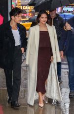 CAMILA MENDES Arrives at Good Morning America in New York 04/03/2024