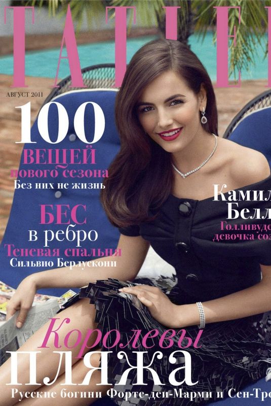 CAMILLA BELLE in Tatler Magazine, August 2011