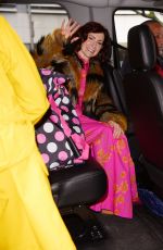 CARRIE PRESTON Leaves CBS Studios in New York 04/04/2024