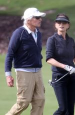 CATHERINE ZETA JONES and Michael Douglas at a Golf Course in Montecito 03/31/2024