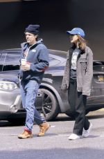 CAYLEE COWAN and Casey Affleck Out in Los Feliz 04/01/2024
