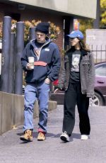 CAYLEE COWAN and Casey Affleck Out in Los Feliz 04/01/2024