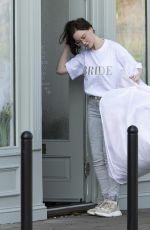 CHANELLE HAYES Departing the Bridal Boutique in Wakefield 04/21/2024