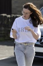 CHANELLE HAYES Departing the Bridal Boutique in Wakefield 04/21/2024