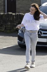 CHANELLE HAYES Departing the Bridal Boutique in Wakefield 04/21/2024