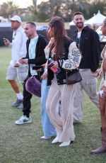 CHANTEL JEFFRIES and Michael Rubin at Coachella Valley Music and Arts Festival in Indio 04/12/2024