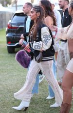 CHANTEL JEFFRIES and Michael Rubin at Coachella Valley Music and Arts Festival in Indio 04/12/2024