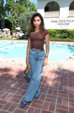 CHANTEL JEFFRIES at CLD PR Pre-festival House in Beverly Hills 04/09/2024