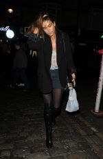 CHARLEY WEBB Arrives at Gielgud Theatre in London 04/10/2024