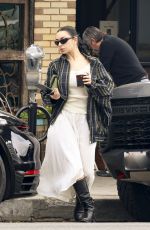 CHARLI XCX Relaxes at All Time Restaurant Before 2024 Brat Tour 04/24/2024