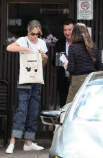 CHARLIZE THERON Out for Sushi with Friends in Los Angeles 04/26/2024