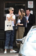 CHARLIZE THERON Out for Sushi with Friends in Los Angeles 04/26/2024