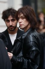 CHARLOTTE GAINSBOURG at Unveiling Ceremony of Maison des Illustres Plaque at Maison Gainsbourg in Paris 04/02/2024