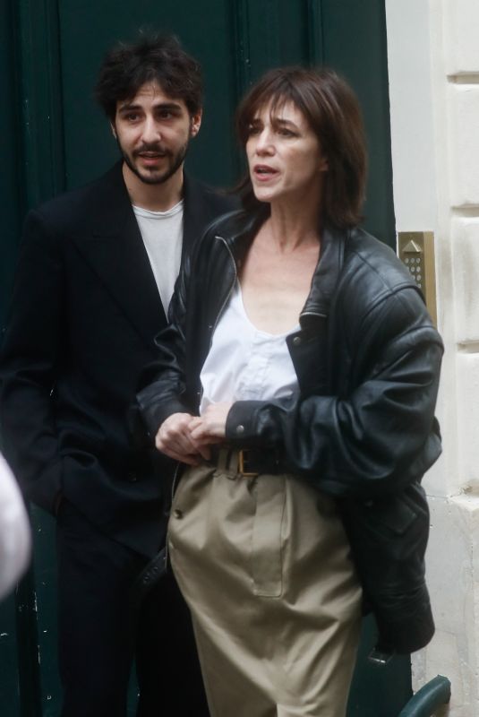 CHARLOTTE GAINSBOURG at Unveiling Ceremony of Maison des Illustres Plaque at Maison Gainsbourg in Paris 04/02/2024