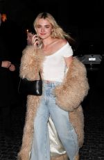 CHARLOTTE LAWRENCE Leaves Chateau Marmont in Los Angeles 04/05/2024