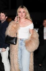 CHARLOTTE LAWRENCE Leaves Chateau Marmont in Los Angeles 04/05/2024