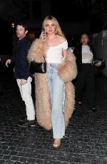 CHARLOTTE LAWRENCE Leaves Chateau Marmont in Los Angeles 04/05/2024