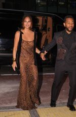 CHRISSY TEIGEN Arrives at City Harvest 2024 Gala in New York 04/10/2024