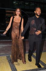 CHRISSY TEIGEN Arrives at City Harvest 2024 Gala in New York 04/10/2024