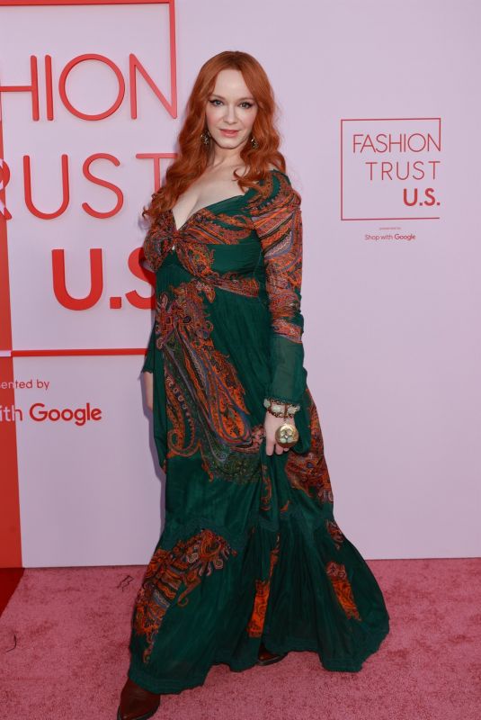CHRISTINA HENDRICKS at Fashion Trust U.S. Awards 2024 in Beverly Hills 04/09/2024