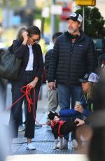 CHRISTY TURLINGTON Visits Ed Burns on the Set of Miller By Marriage in New York 04/23/2024