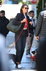CHRISTY TURLINGTON Visits Ed Burns on the Set of Miller By Marriage in New York 04/23/2024