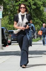 CINDY CRAWFORD Arrives at a Hair Salon in Beverly Hills 04/01/2024