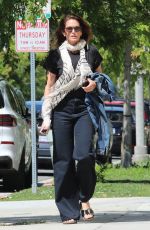 CINDY CRAWFORD Arrives at a Hair Salon in Beverly Hills 04/01/2024
