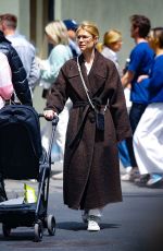CLAIRE DANES Out with Her Baby in New York 04/27/2024