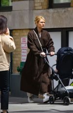 CLAIRE DANES Out with Her Baby in New York 04/27/2024