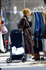 CLAIRE DANES Out with Her Baby in New York 04/27/2024