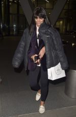 CLAUDIA WINKLEMAN Arrives at No7 Launch Party at The Ghurkin in London 04/10/2024