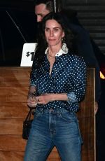 COURTENEY COX and Johnny McDaid on a Dinner Date at Nobu in Malibu 04/09/2024