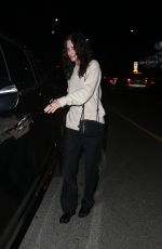 COURTENEY COX Night Out with Friends at Giorgio Baldi in Santa Monica 04/17/2024