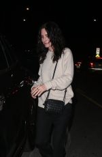 COURTENEY COX Night Out with Friends at Giorgio Baldi in Santa Monica 04/17/2024