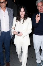 COURTENEY COX Out for Dinner at Funke in Beverly Hills 04/19/2024