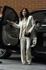 COURTENEY COX Out for Dinner at Funke in Beverly Hills 04/19/2024