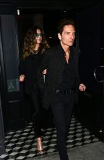DAISY FUENTES on a Dinner Date at Craig
