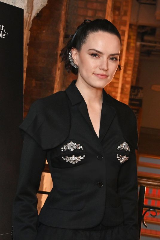 DAISY RIDLEY at Sometimes I Think About Dying Screening in London 04/19/2024