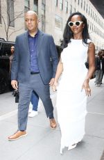 DEBORAH AYORINDE Leaves NBC Studios in New York 04/19/2024