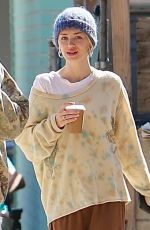 DELILAH HAMLIN and Henry Eikenberry Out for Coffee in West Hollywood 04/03/2024